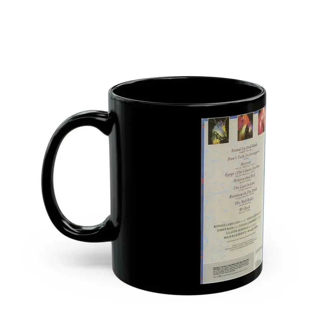 DIO SPECIAL FROM THE SPECTRUM (VHS COVER) - Black Coffee Mug - Go Mug Yourself