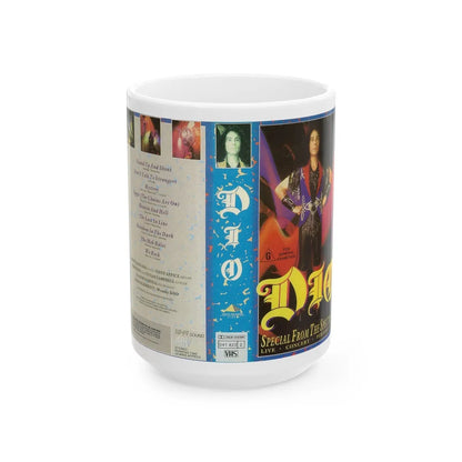 DIO SPECIAL FROM THE SPECTRUM (VHS COVER) - White Coffee Mug-15oz-Go Mug Yourself