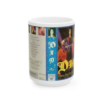 DIO SPECIAL FROM THE SPECTRUM (VHS COVER) - White Coffee Mug 15oz - Go Mug Yourself