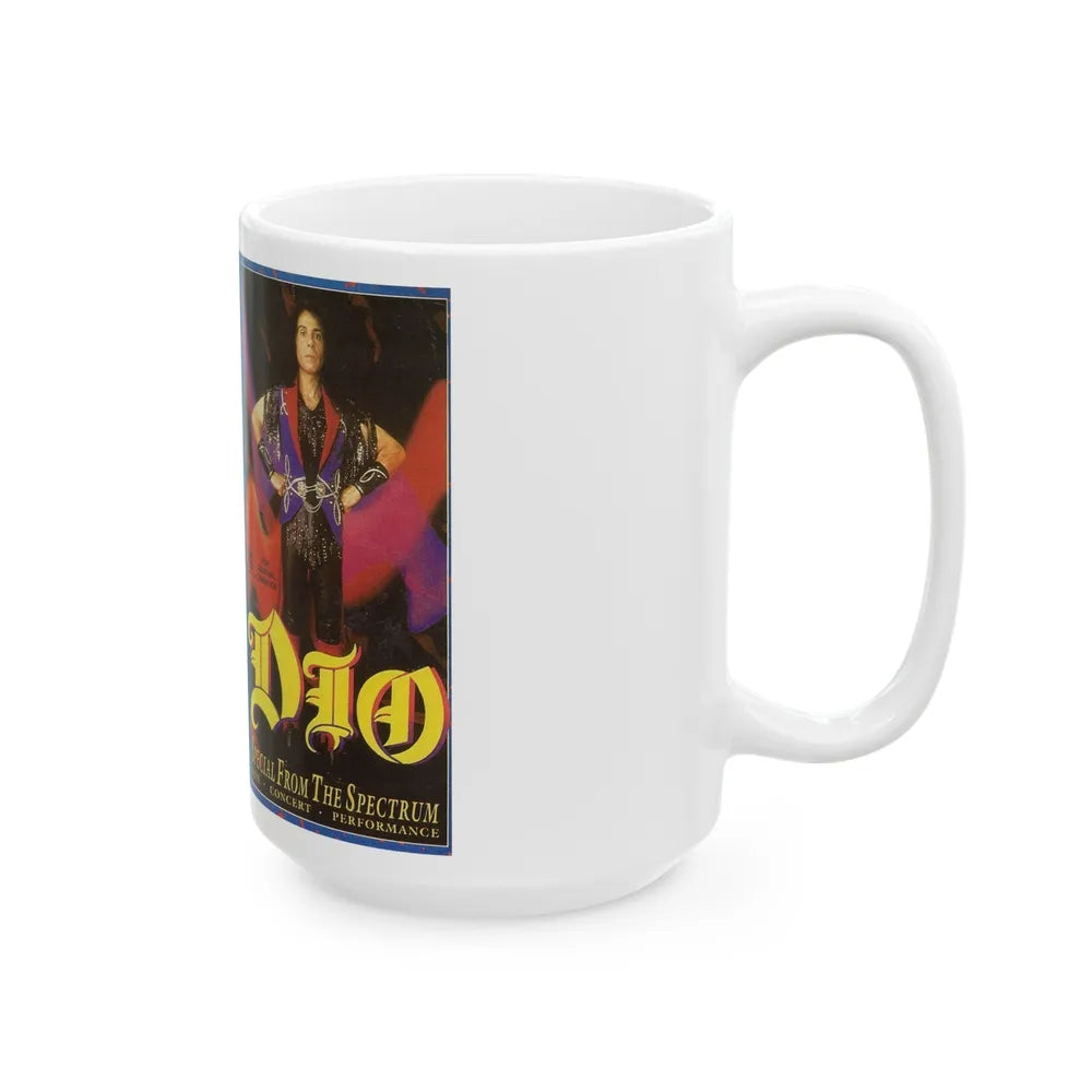 DIO SPECIAL FROM THE SPECTRUM (VHS COVER) - White Coffee Mug-Go Mug Yourself