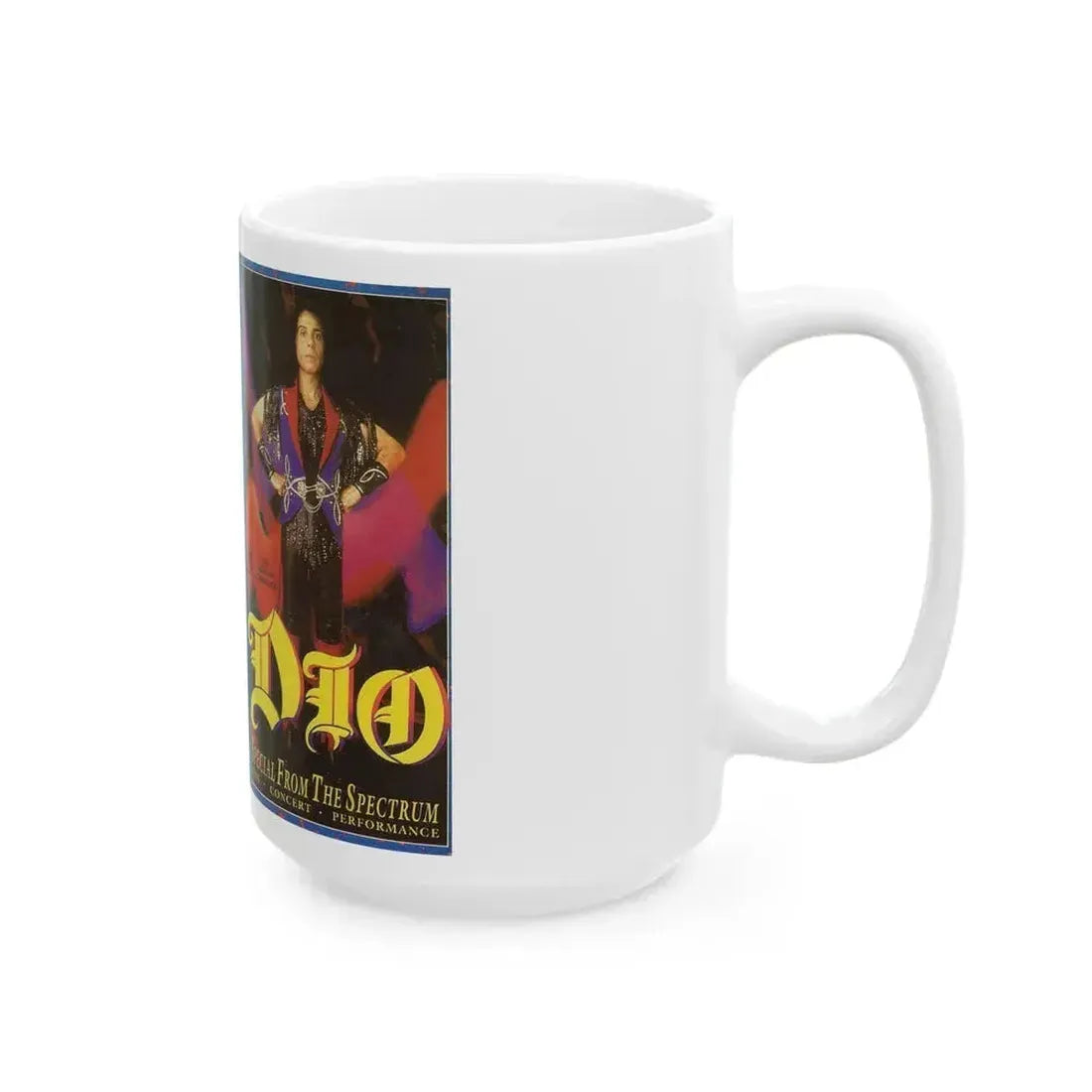 DIO SPECIAL FROM THE SPECTRUM (VHS COVER) - White Coffee Mug - Go Mug Yourself