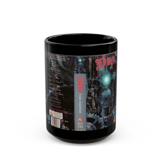 DIO TIME MACHINE (VHS COVER) - Black Coffee Mug-15oz-Go Mug Yourself