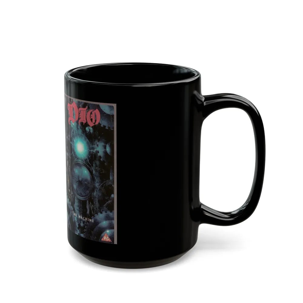 DIO TIME MACHINE (VHS COVER) - Black Coffee Mug-Go Mug Yourself