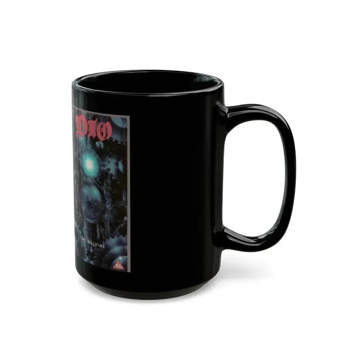 DIO TIME MACHINE (VHS COVER) - Black Coffee Mug - Go Mug Yourself