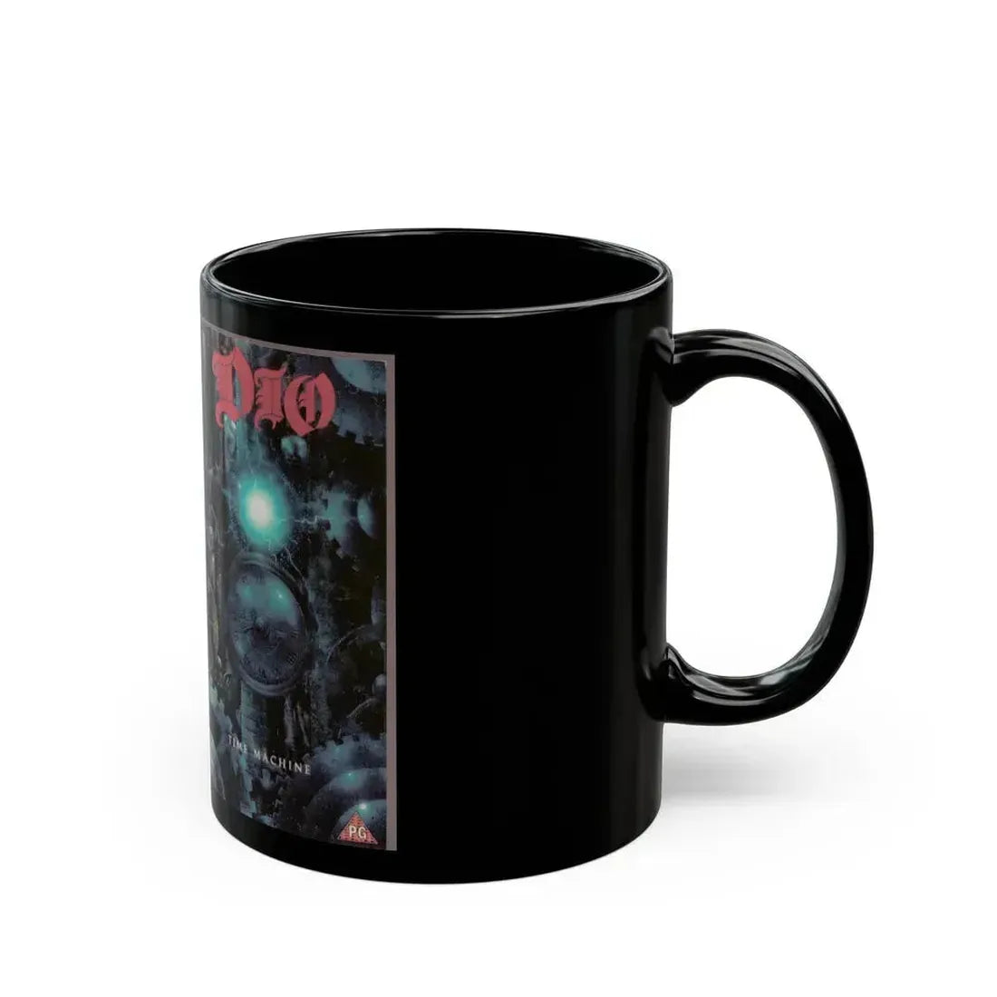 DIO TIME MACHINE (VHS COVER) - Black Coffee Mug - Go Mug Yourself