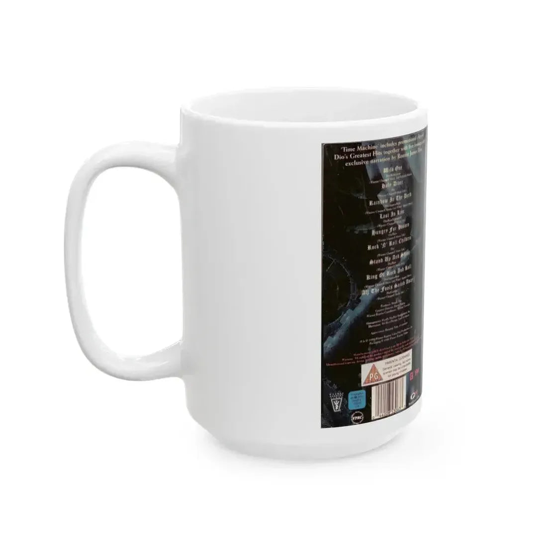 DIO TIME MACHINE (VHS COVER) - White Coffee Mug - Go Mug Yourself