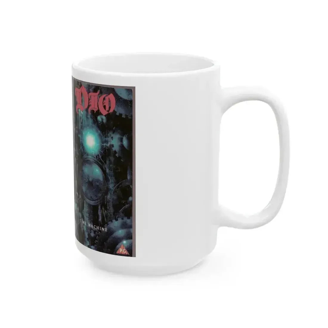 DIO TIME MACHINE (VHS COVER) - White Coffee Mug - Go Mug Yourself