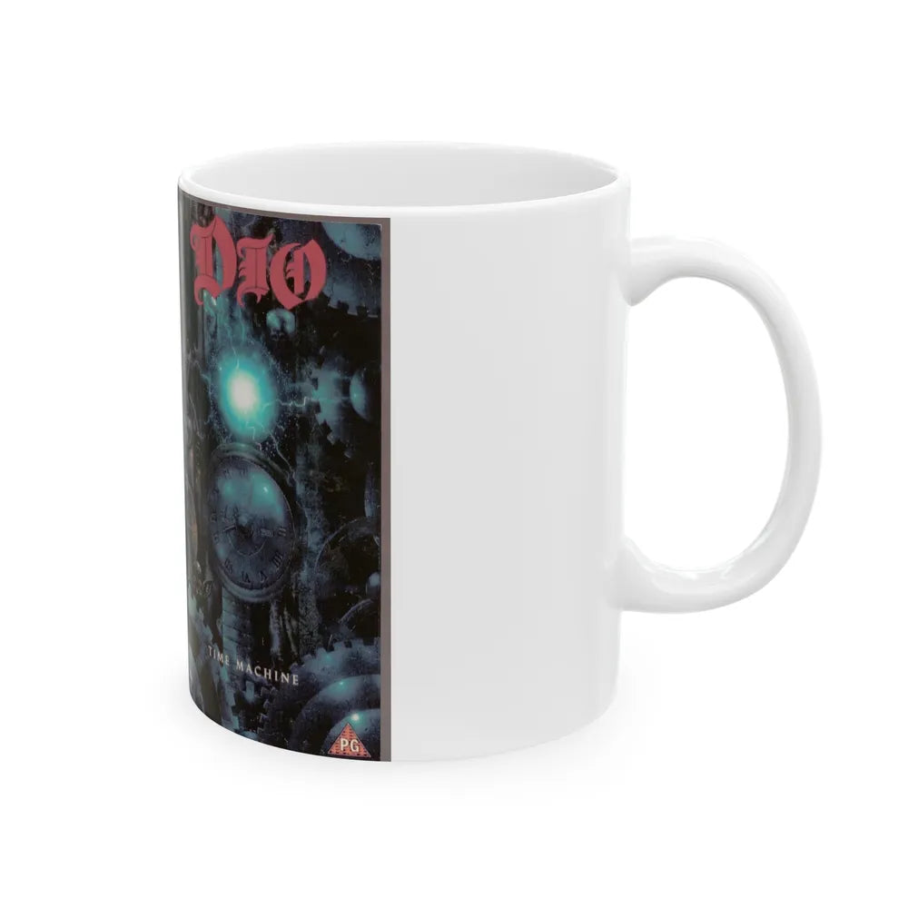 DIO TIME MACHINE (VHS COVER) - White Coffee Mug-Go Mug Yourself