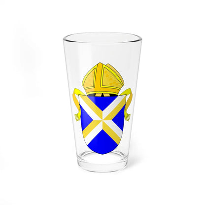 Diocese of Bath and Wells arms (England) (Coat of Arms) Pint Glass 16oz 16oz - Go Mug Yourself