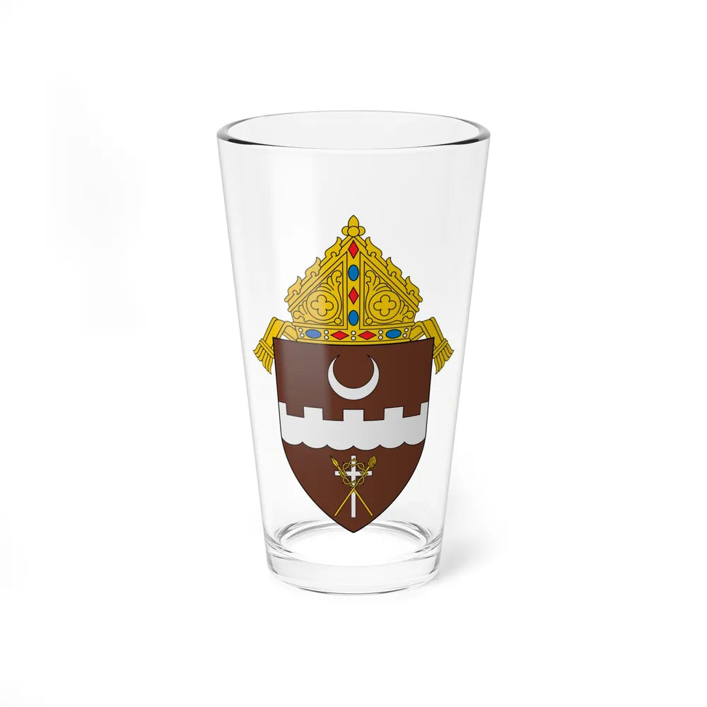 Diocese of Brownsville 2 - Pint Glass 16oz-16oz-Go Mug Yourself