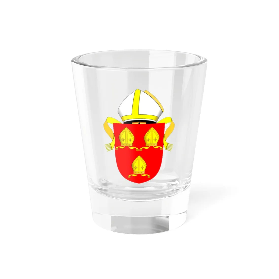 Diocese of Chester arms (England) (Coat of Arms) Shot Glass 1.5oz 1.5oz - Go Mug Yourself