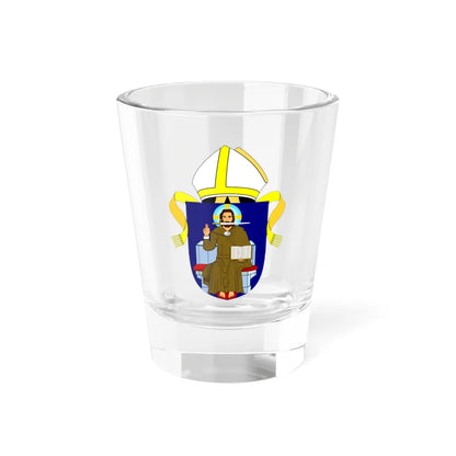 Diocese of Chichester arms (England) (Coat of Arms) Shot Glass 1.5oz 1.5oz - Go Mug Yourself