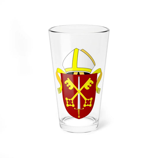 Diocese of Exeter arms (England) (Coat of Arms) Pint Glass 16oz 16oz - Go Mug Yourself