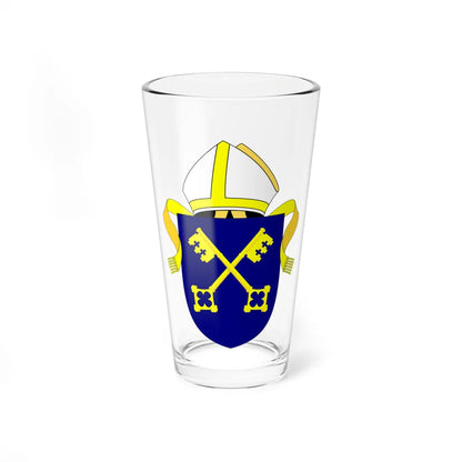 Diocese of Gloucester arms (England) (Coat of Arms) Pint Glass 16oz 16oz - Go Mug Yourself