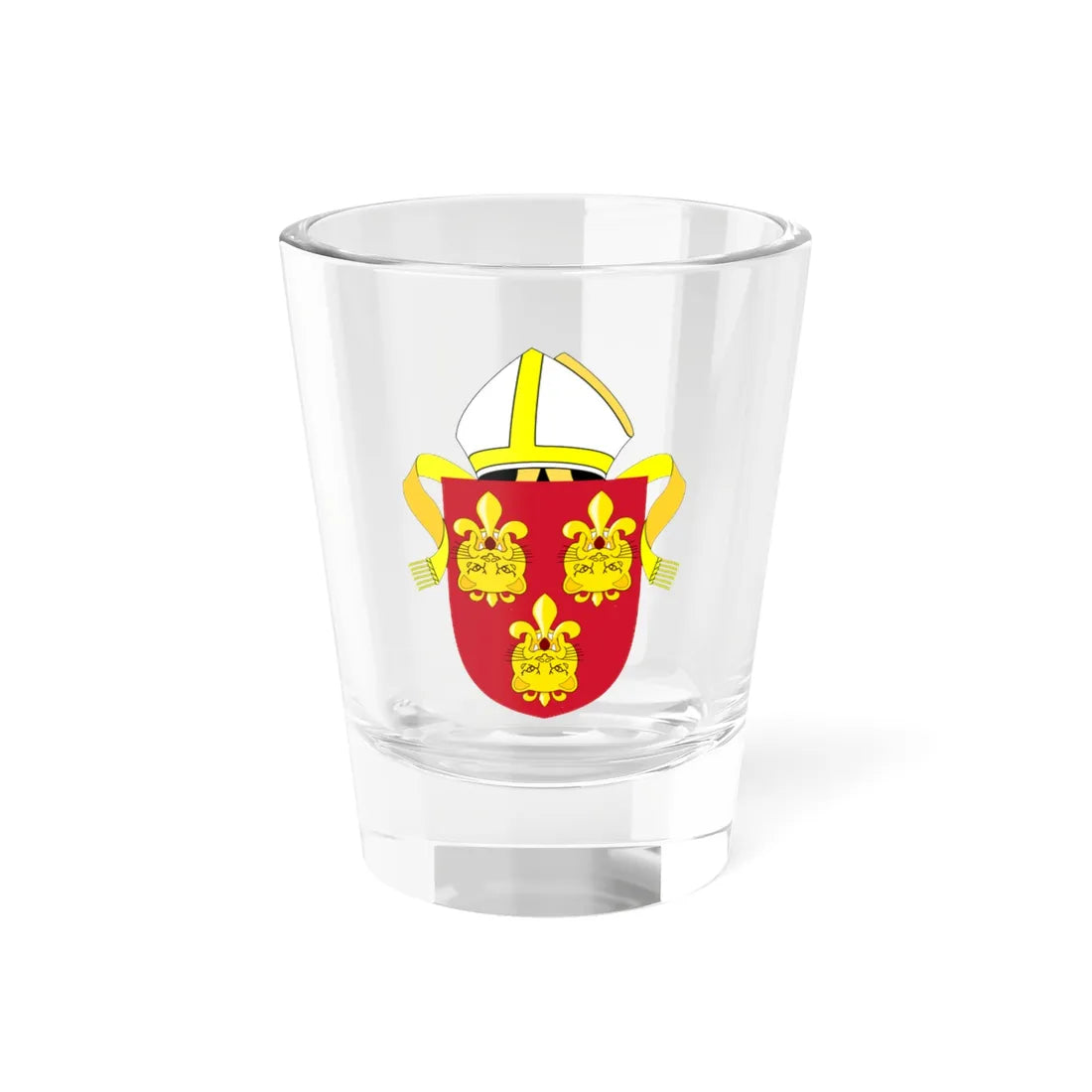 Diocese of Hereford arms (England) (Coat of Arms) Shot Glass 1.5oz 1.5oz - Go Mug Yourself