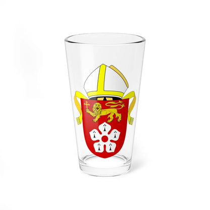 Diocese of Leicester arms (England) (Coat of Arms) Pint Glass 16oz 16oz - Go Mug Yourself
