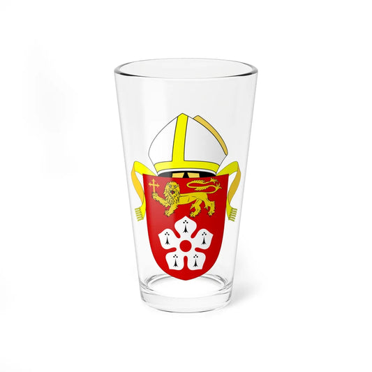 Diocese of Leicester arms (England) (Coat of Arms) Pint Glass 16oz 16oz - Go Mug Yourself