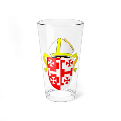 Diocese of Lichfield arms (England) (Coat of Arms) Pint Glass 16oz 16oz - Go Mug Yourself