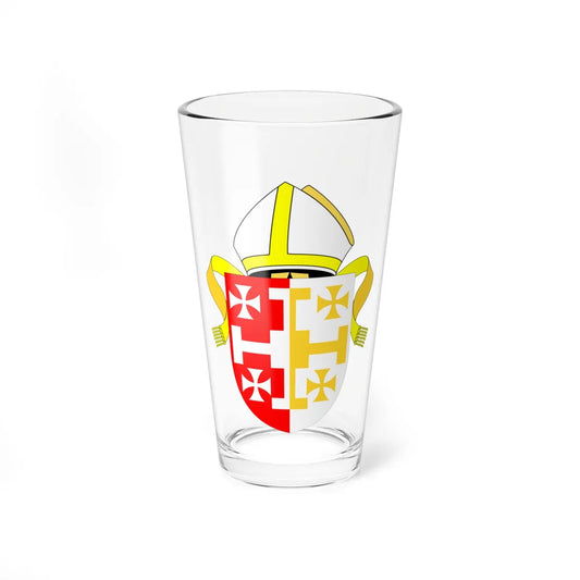 Diocese of Lichfield arms v2 (England) (Coat of Arms) Pint Glass 16oz 16oz - Go Mug Yourself