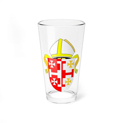 Diocese of Lichfield arms v3 (England) (Coat of Arms) Pint Glass 16oz 16oz - Go Mug Yourself