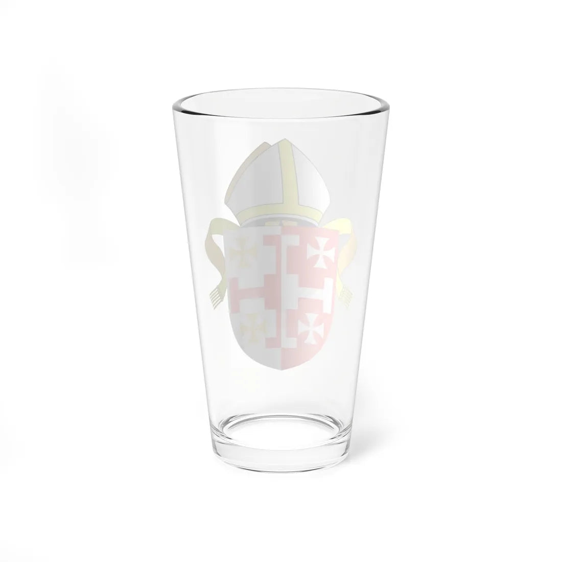 Diocese of Lichfield arms v3 (England) (Coat of Arms) Pint Glass 16oz - Go Mug Yourself