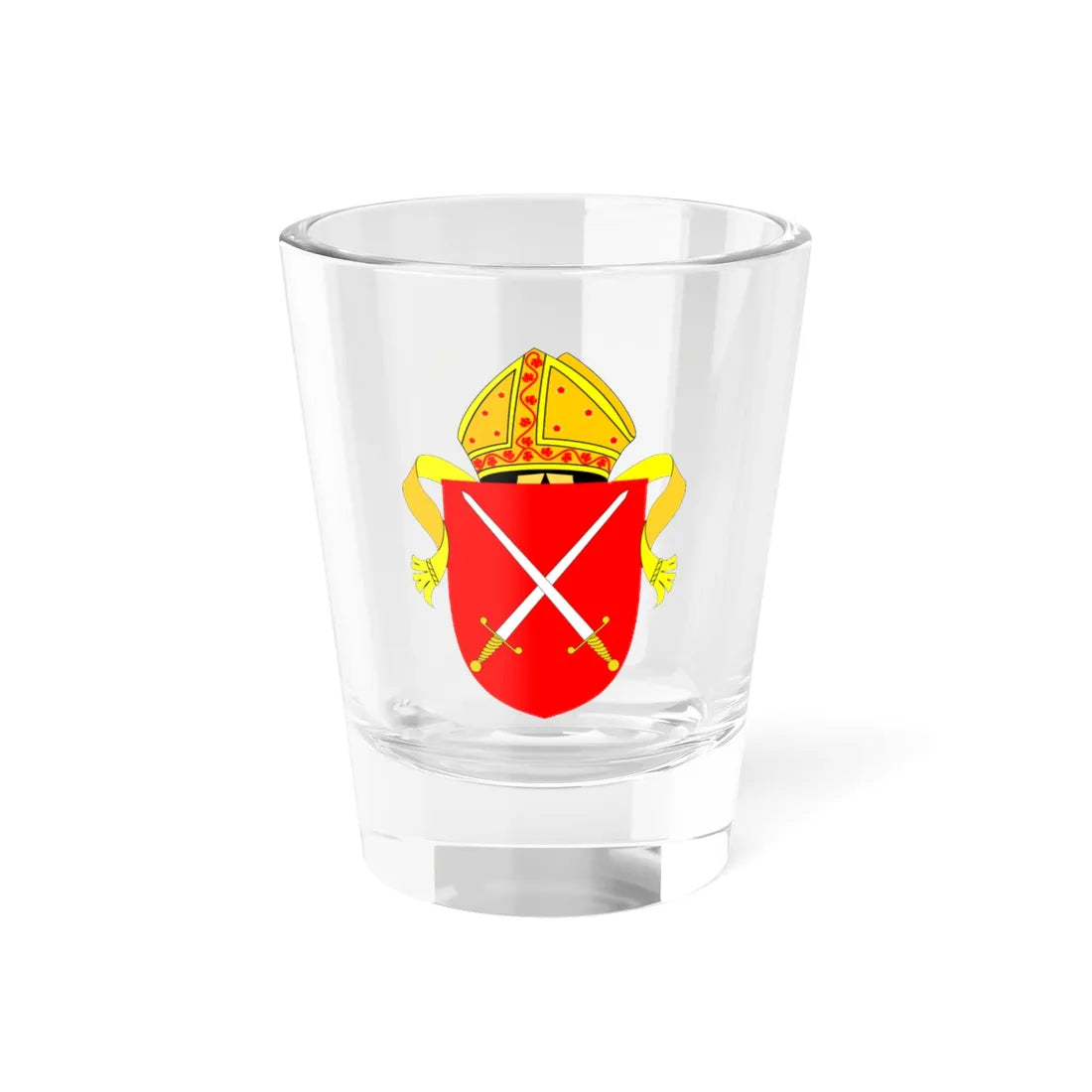 Diocese of London arms (England) (Coat of Arms) Shot Glass 1.5oz 1.5oz - Go Mug Yourself
