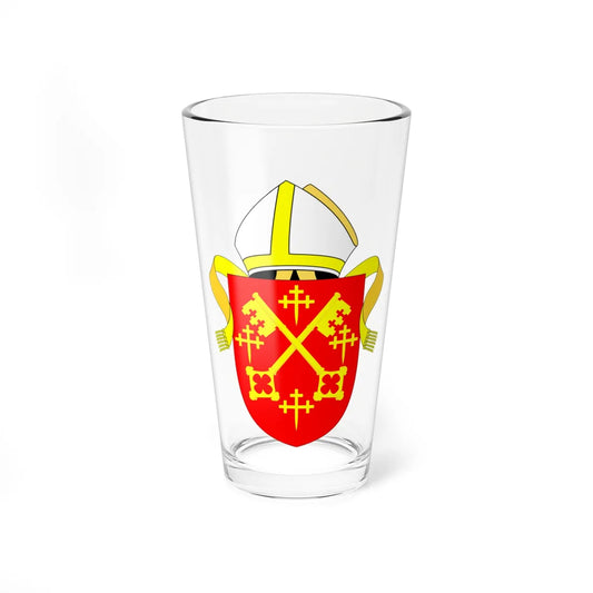 Diocese of Peterborough arms (England) (Coat of Arms) Pint Glass 16oz 16oz - Go Mug Yourself