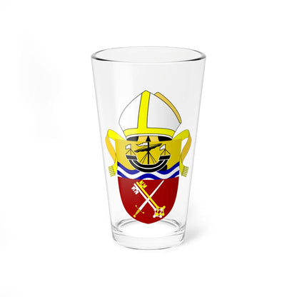 Diocese of Portsmouth arms (England) (Coat of Arms) Pint Glass 16oz 16oz - Go Mug Yourself
