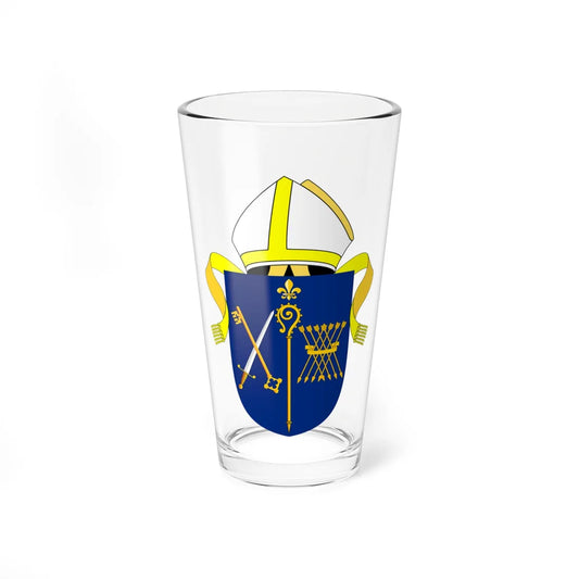 Diocese of Sheffield arms (England) (Coat of Arms) Pint Glass 16oz 16oz - Go Mug Yourself