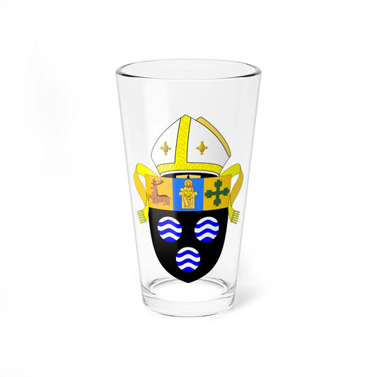 Diocese of Southwell and Nottingham arms (England) (Coat of Arms) Pint Glass 16oz 16oz - Go Mug Yourself