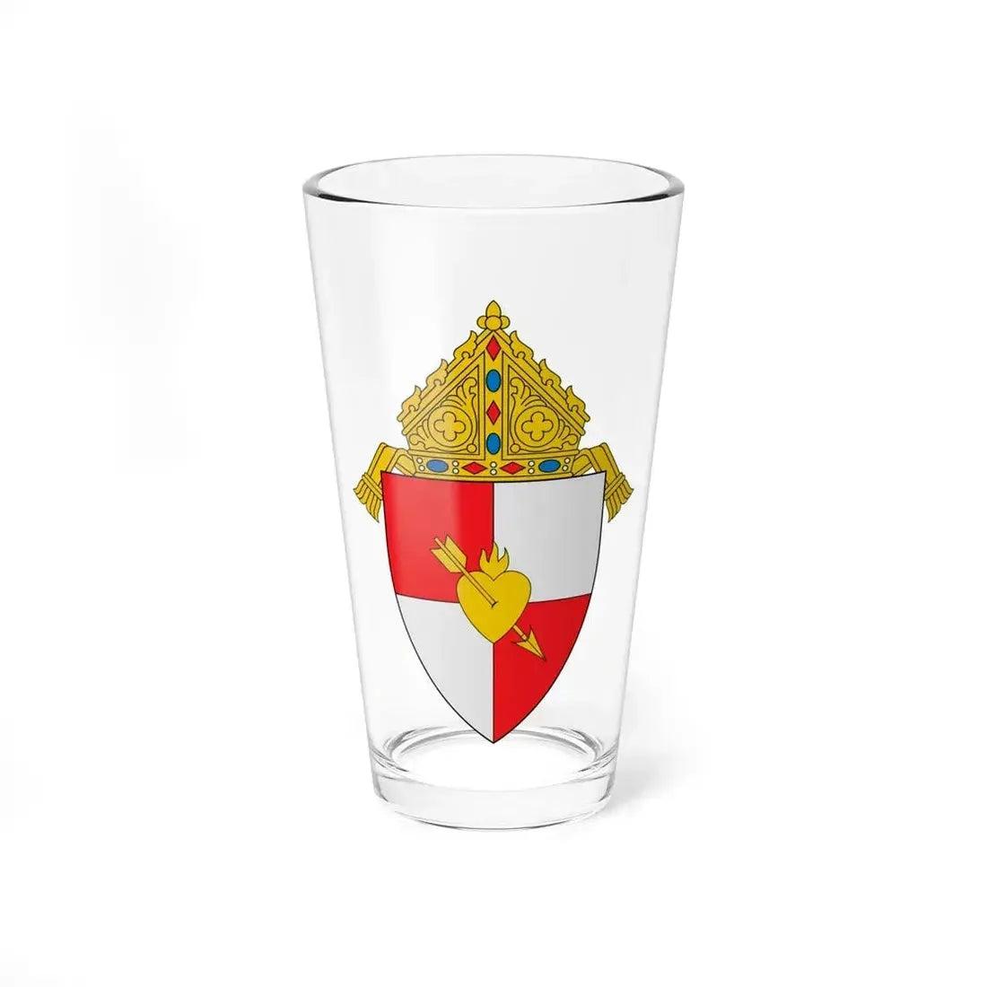 Diocese of St. Augustine - Pint Glass 16oz 16oz - Go Mug Yourself
