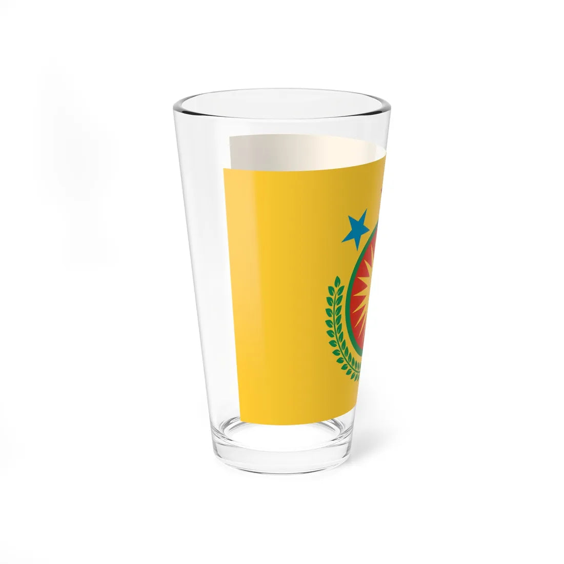 Diplomatic Flag of Northern Syria (Syria) Pint Glass 16oz - Go Mug Yourself