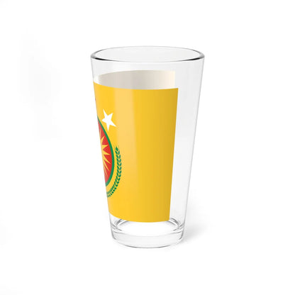 Diplomatic Flag of Northern Syria (Syria) Pint Glass 16oz - Go Mug Yourself