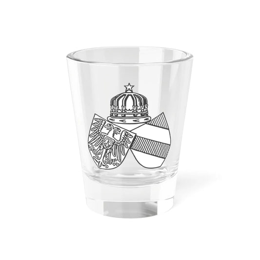Diplomatic Seal of Prince Wilhelm of Wied (Albania) (Coat of Arms) Shot Glass 1.5oz 1.5oz - Go Mug Yourself