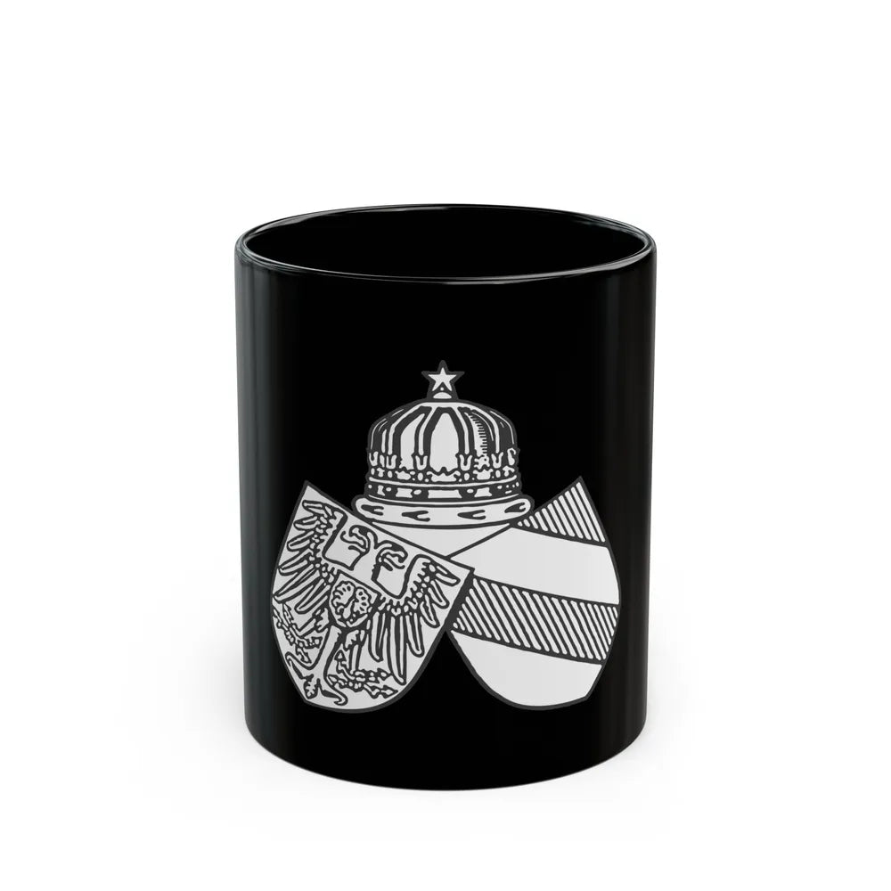 Diplomatic Seal of Prince Wilhelm of Wied - Black Coffee Mug-11oz-Go Mug Yourself