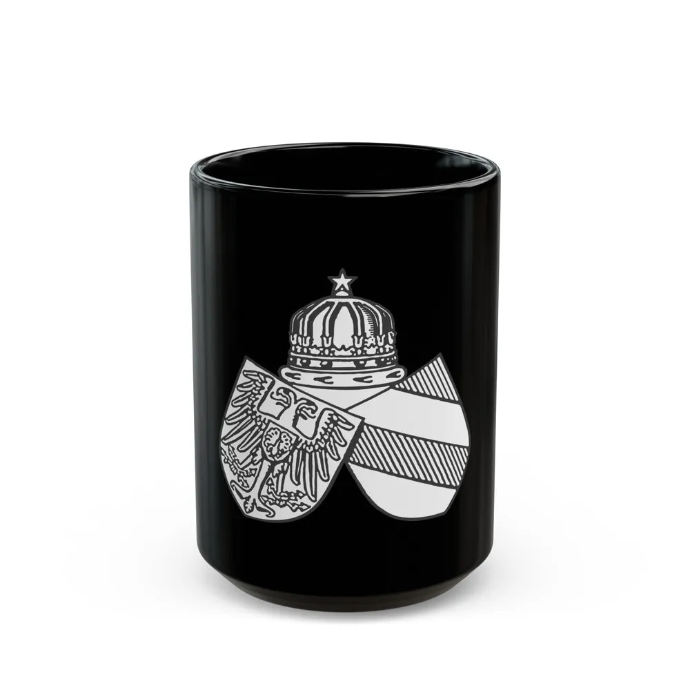 Diplomatic Seal of Prince Wilhelm of Wied - Black Coffee Mug-15oz-Go Mug Yourself