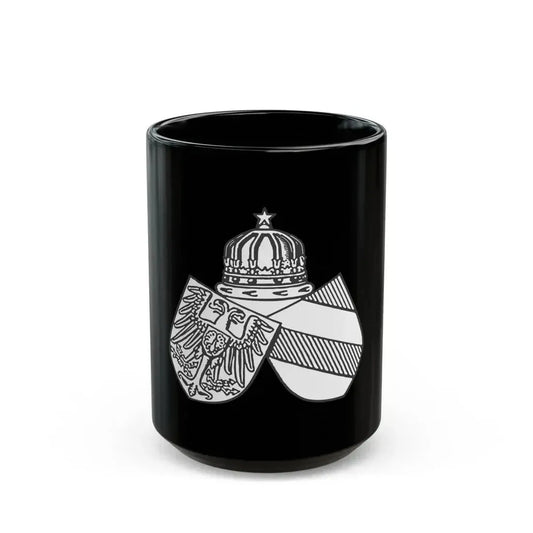 Diplomatic Seal of Prince Wilhelm of Wied - Black Coffee Mug 15oz - Go Mug Yourself