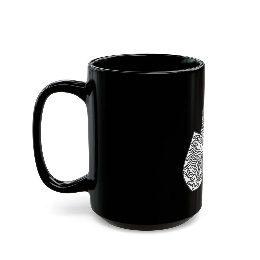 Diplomatic Seal of Prince Wilhelm of Wied - Black Coffee Mug-Go Mug Yourself