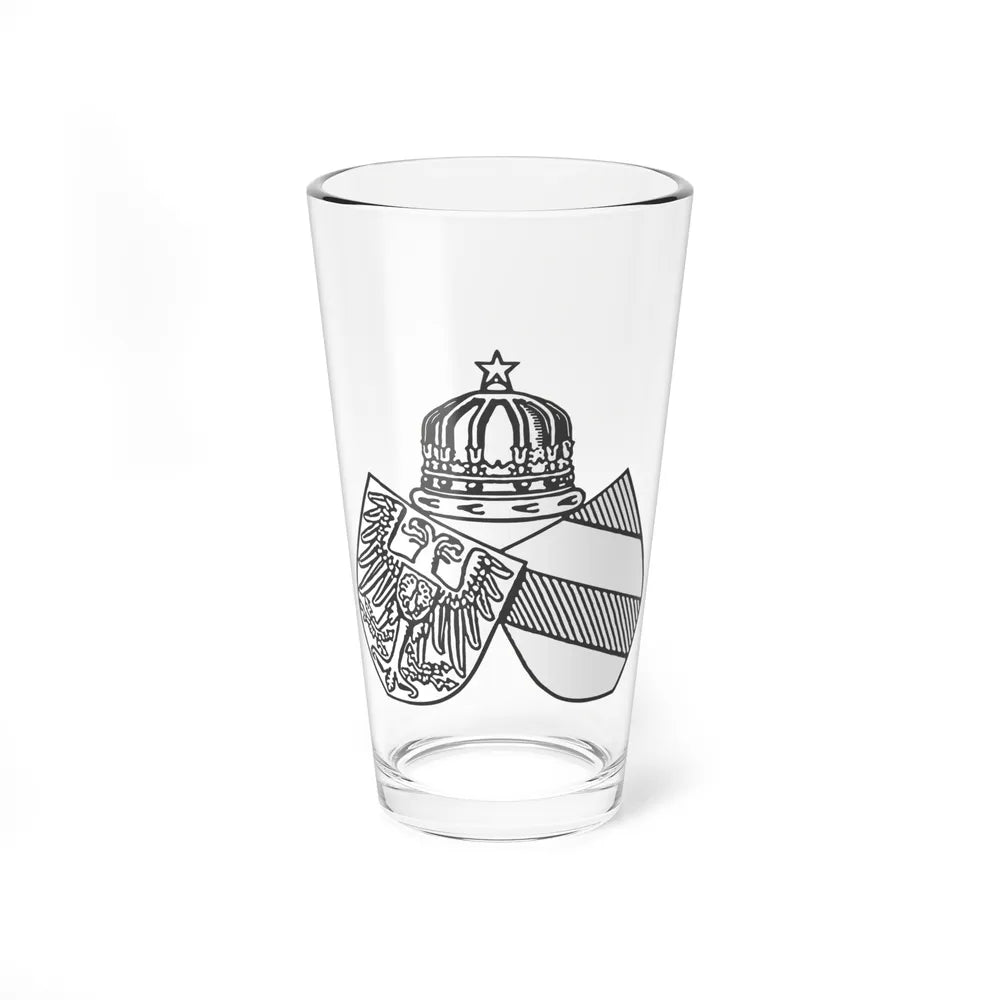 Diplomatic Seal of Prince Wilhelm of Wied - Pint Glass 16oz-16oz-Go Mug Yourself