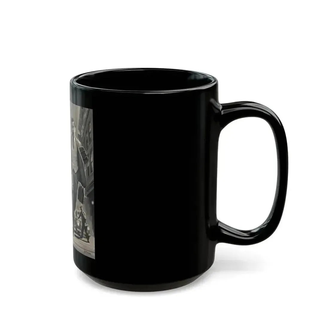 Diplomats, American Weekly magazine illustration - Black Coffee Mug - Go Mug Yourself