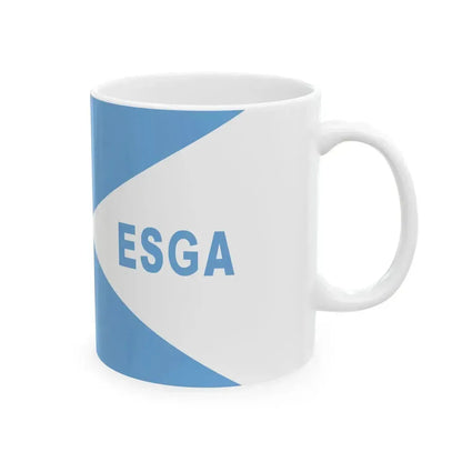 Director escuela ESGA FAA bandera (Argentina) White Coffee Mug - Go Mug Yourself