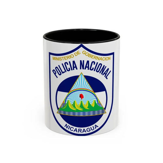 Directorate-General of National Police of Nicaragua 1990-2014 - Accent Coffee Mug 11oz Black - Go Mug Yourself