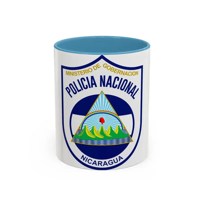 Directorate-General of National Police of Nicaragua 1990-2014 - Accent Coffee Mug 11oz Light Blue - Go Mug Yourself