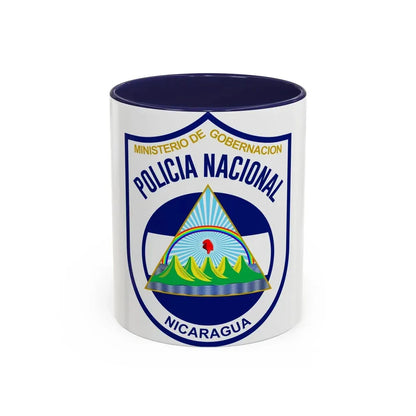 Directorate-General of National Police of Nicaragua 1990-2014 - Accent Coffee Mug 11oz Navy - Go Mug Yourself