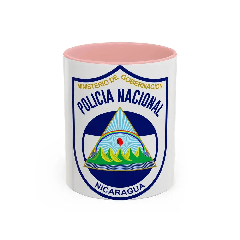 Directorate-General of National Police of Nicaragua 1990-2014 - Accent Coffee Mug 11oz Pink - Go Mug Yourself