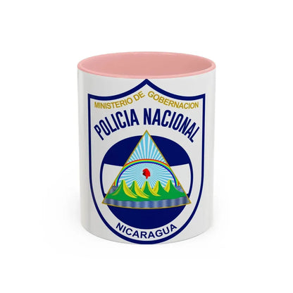 Directorate-General of National Police of Nicaragua 1990-2014 - Accent Coffee Mug 11oz Pink - Go Mug Yourself