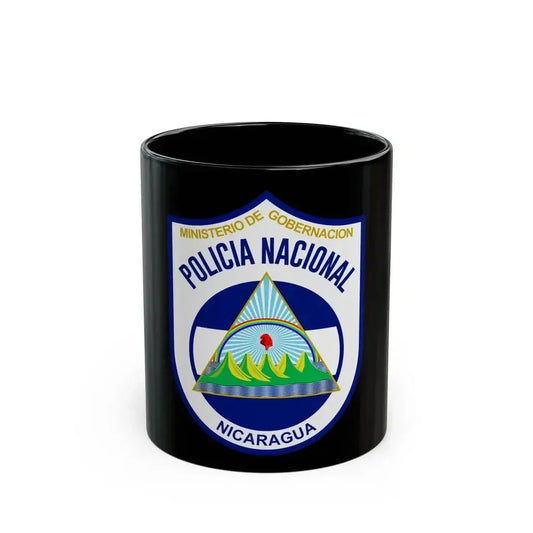 Directorate-General of National Police of Nicaragua 1990-2014 - Black Coffee Mug 11oz - Go Mug Yourself