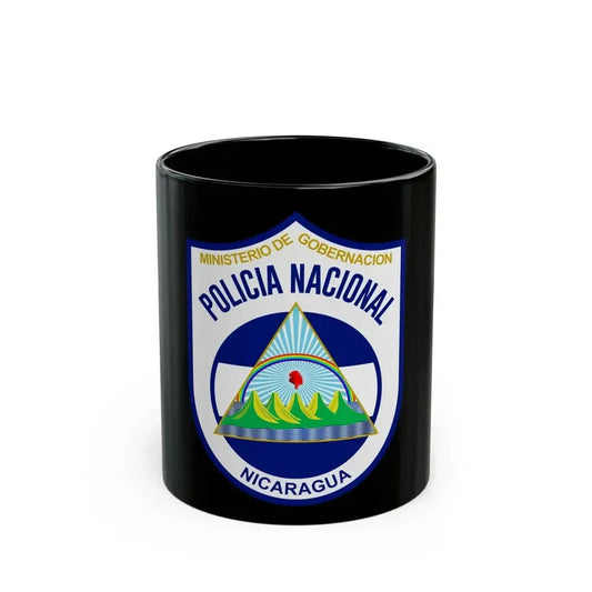 Directorate-General of National Police of Nicaragua 1990-2014 - Black Coffee Mug 11oz - Go Mug Yourself