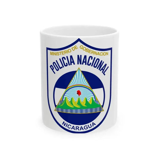 Directorate-General of National Police of Nicaragua 1990-2014 - White Coffee Mug 11oz - Go Mug Yourself