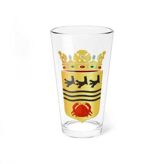 Dirksland wapen (Netherlands) (Coat of Arms) Pint Glass 16oz 16oz - Go Mug Yourself